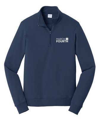 March Fourth Embroidered Crewneck — March Fourth